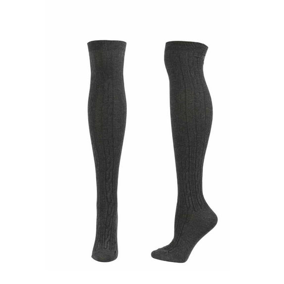 UAMVSH Women's Thigh High Socks over the Knee Knit Stockings Winter Leg Warmers Stockings High Tube Leg Warmers