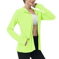 thumbnail image 1 of UAMVSH Women's UPF 50+ Sun Protection Jackets Plus Size Lightweight Long Sleeve Coats Summer Soft Full Zip up Shirts Ladies Outfits(X-Large,Yellow 1), 1 of 7