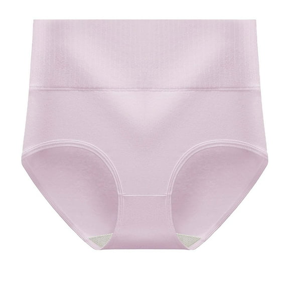 UAMVSH Women's Underwear Cotton High Waisted Panties Soft Breathable Full Coverage Panties for Ladies