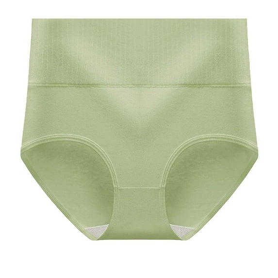 UAMVSH Women's Underwear Cotton High Waisted Panties Soft Breathable Full Coverage Panties for Ladies