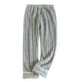 thumbnail image 1 of UAMVSH Womens Fuzzy Winter Cozy Pajama Solid Pajama Bottoms Warm Soft Fleece Sleepwear Comfy Loungewear, 1 of 7