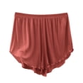thumbnail image 1 of UAMVSH Womens Pajama Shorts Soft Modal Sleep Shorts Comfy Casual Ruffle Hem Loose Shorts Lightweight Lounge Pj Bottoms, 1 of 3