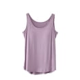 thumbnail image 1 of UAMVSH Womens Tank Tops with Built in Bras Sleeveless T Shirts Casual Soft Crewneck Summer Tees Modal Undershirt M-XXL, 1 of 7