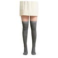 thumbnail image 1 of UAMVSH Womens over Knee Thigh High Socks Tube Leg Warmers Stocking Long Solid Leggings Socks, 1 of 4