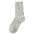 thumbnail image 1 of UAMVSH Wool Socks for Women Soft Knit Warm Socks Loungewear Thick Knit Wool Socks Cozy Plush Crew Socks, 1 of 7