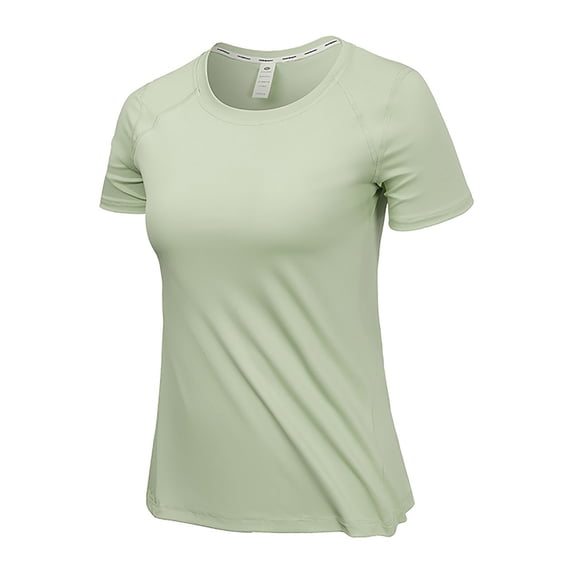 UAMVSH Workout Shirts for Women Short Sleeve Soft Seamless Gym Shirts Solid Stretchy Breathable Tops