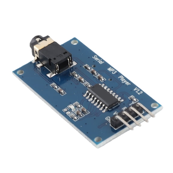 UART Serial Port Control MP3 Player Module Music Play Board with TF Card Socket / 3.2-5.2VDC PCB