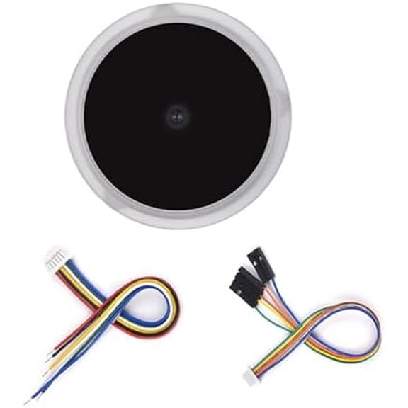 UART/USB Round Small Light 1D/QR/2D Bar Code Scanner QR Code Barcode Scanner Module with LED Round 2D Codes Scanner Module$$Office