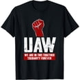 thumbnail image 1 of UAW On Strike Red Tee United Auto Union Workers UAW Striking T-Shirt, 1 of 3
