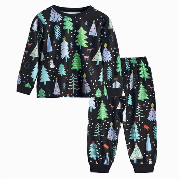 UAYOTSE 1-10T Boys Pajamas Set Fall Winter Toddler 2 Piece Long Sleeve Soft Cozy Sleepwear Pjs for Big Boys ,Sizes 3-4 Years