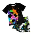 thumbnail image 1 of UAYOTSE 1T 2T 3T 4T 5T 6T Toddler Baby Boy Summer Clothes Set Short Sleeve T-shirt Tops Floral Bottom Pants Little Kids Outfits 2Pcs,Sizes 11-12 Years, 1 of 6