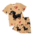 thumbnail image 1 of UAYOTSE 1T 2T 3T 4T 5T 6T Toddler Baby Boy Summer Clothes Set Short Sleeve T-shirt Tops Floral Bottom Pants Little Kids Outfits 2Pcs,Sizes 4-5 Years, 1 of 6