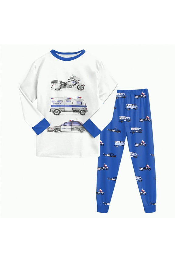 2-Piece Cozy Pajamas For Little/Big Boys Gamer Yellow Long Sleeves Soft PJs Set Kid Size 6-18(2-3 Years,Z16-White)