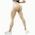 thumbnail image 1 of UAYOTSE 3D Compression Leggings Cellulite Leggings Women High Waist Seamless Push Up Opaque Sport Pants for Yoga and Fitness(Style1-Beige,XL), 1 of 7