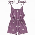 thumbnail image 1 of UAYOTSE 6 12 18 24 Months 2T 3T Toddler Girl Romper Summer Clothes Floral Straps Rompers Jumpsuits Baby Girl Clothes Outfits,Sizes 2-3 Years, 1 of 6