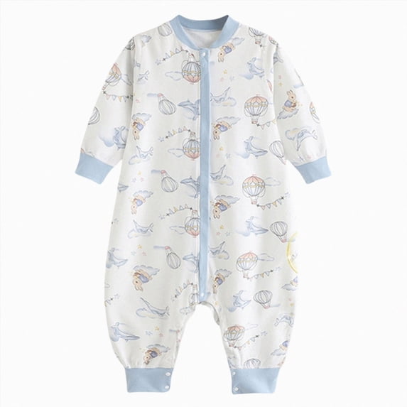 UAYOTSE Baby Bodysuit Long Sleeve Romper Newborn Fall Winter Pajamas Preemie Infant Boys Girls Sleepers Loungewear,Sizes 12-18 Months