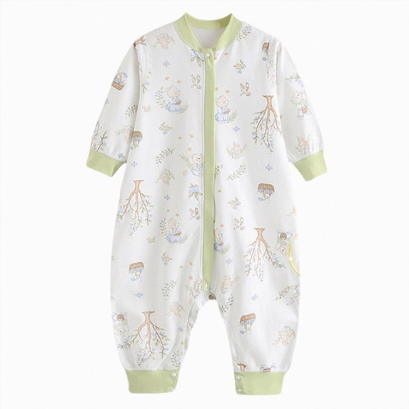 UAYOTSE Baby Bodysuit Long Sleeve Romper Newborn Fall Winter Pajamas Preemie Infant Boys Girls Sleepers Loungewear,Sizes 18-24 Months