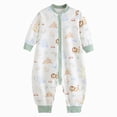 thumbnail image 1 of UAYOTSE Baby Bodysuit Long Sleeve Romper Newborn Fall Winter Pajamas Preemie Infant Boys Girls Sleepers Loungewear,Sizes 6-12 Months, 1 of 6