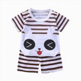 thumbnail image 1 of UAYOTSE Baby Boy Outfits 12-18 Months Clothes Short Sleeve T-Shirt Tee Tops Joggers Casual Elastic Shorts 2Pcs for 18-24 Months Children's Day Gift 2PCS Set,Sizes 18-24 Months, 1 of 4