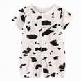 thumbnail image 1 of UAYOTSE Baby Boy Rompers Short Sleeve Cotton Toddler Rompers Graphic Print Baby Clothes One-Piece Outfit,Sizes 18-24 Months, 1 of 4