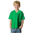thumbnail image 1 of UAYOTSE Baby Boys Tshirts Solid Color Short Sleeves Polo Shirt School Uniform Top Kids Summer Casual Tee Tops,9-10 Years Green, 1 of 4