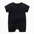 thumbnail image 1 of UAYOTSE Baby Boys and Girls Short Sleeve Romper with Viscose Made with,Sizes 0-3 Months, 1 of 4