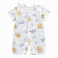 thumbnail image 1 of UAYOTSE Baby Cotton Jacquard Double Button Climbing Suit Is Simple and Fashionable,Sizes 0-6 Months, 1 of 4