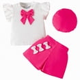 thumbnail image 1 of UAYOTSE Baby Girl Clothes Newborn Tops Ruffle Sleeve Short Jeans Skirt Infant Outfits Set,Sizes 18-24 Months, 1 of 9