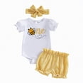 thumbnail image 1 of UAYOTSE Baby Girl Clothes Outfits Summer Sleeveless School Wear 9 12 18 24 Months Dress Top Shorts Set 2PCS,Sizes 12-18 Months, 1 of 4
