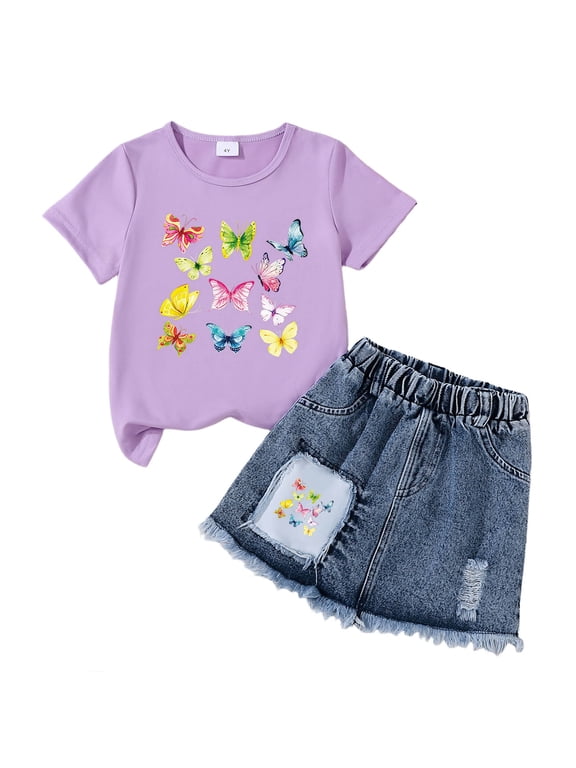 Baby Girl Clothes Toddler Girl 3T 4T 5T 6T 7T Summer Outfits Sleeveless Ruffle Tops Wide Leg Pants Kids Clothing Set,Sizes 4-5 Years