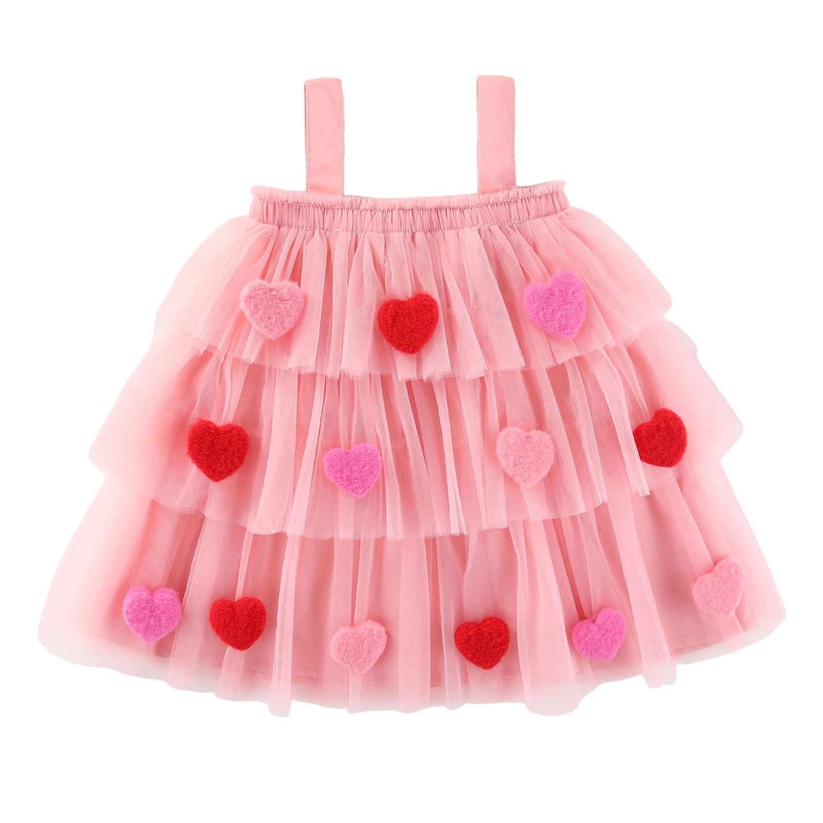 Toddler Girl Princess Tutu Dress - Tulle Birthday Cake Smash Outfit With Floral Headband 1-5T