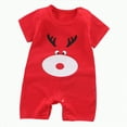 thumbnail image 1 of UAYOTSE Baby Rompers Cotton Baby Boys Baby Girls Short Sleeve Sleepers Pjs One-piece Neutral Sleep and Play,Sizes 6-12 Months, 1 of 4