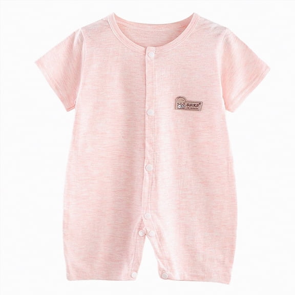 UAYOTSE Baby Suit Crawling Suit Short Sleeved Thin Coat and Toddler Clothing Baby Bag and Bottom Coat,Sizes 6-12 Months