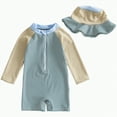 thumbnail image 1 of UAYOTSE Baby Sunsuit and Bucket Sun Hat Swim Set,Sizes 12-18 Months, 1 of 6