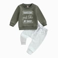 thumbnail image 1 of UAYOTSE Baby Toddler Boy Winter Outfits Long Sleeve Sweatshirts Tops & Pants Sets Infant 3 6 12 18 24 Months Clothes Suit,Sizes 2-3 Years, 1 of 5