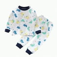 thumbnail image 1 of UAYOTSE Baby Toddler Boys Little Girls T-Shirt and Pants 2pcs Long Sleeve Cotton Outfit Baby Boy Fall Winter Clothes(3-4 Years,White&g), 1 of 4
