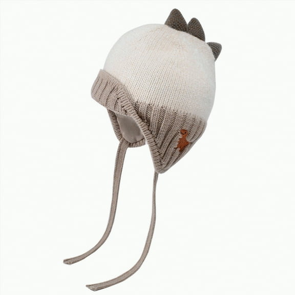 UAYOTSE Baby Winter Knitted Beanie Hat Soft Warm Lined Pom Pom for Infant Toddler Skull Cap,Sizes One Size