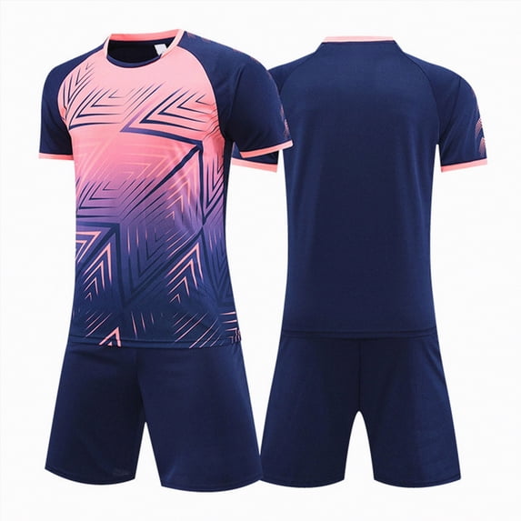 UAYOTSE Boy Active Set Kids' Short Set, Youth Football Shirt Shorts for Training,Sizes 13-14 Years