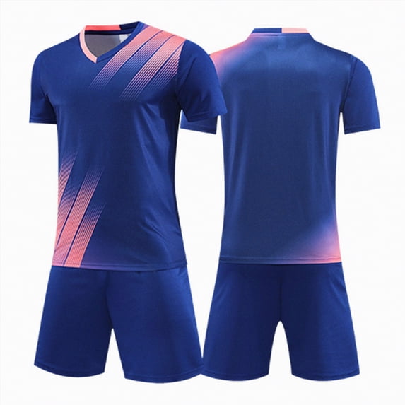 UAYOTSE Boy Active Set Kids' Short Set, Youth Football Shirt Shorts for Training,Sizes 7-8 Years