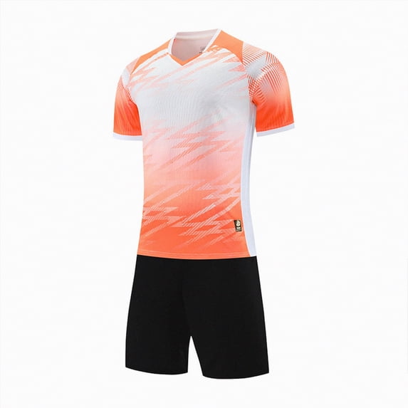 UAYOTSE Boy's Short 2 Pieces Set Boys Mesh Breathable Short Sleeve Shorts Set Sportswear Youth Basketball Suit,Sizes 5-6 Years