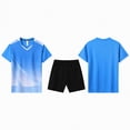thumbnail image 1 of UAYOTSE Boys Clothing Sets Tagless Loose Athletic Performance Crew Neck T-Shirt and Short Outfits,Sizes 11-12 Years, 1 of 6
