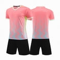 thumbnail image 1 of UAYOTSE Boys Clothing Sets Tagless Loose Athletic Performance Crew Neck T-Shirt and Short Outfits,Sizes 13-14 Years, 1 of 4