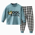 thumbnail image 1 of UAYOTSE Boys Fall Casual Sweatsuit, Long Sleeve Sweatshirt and Jogger Pants 2-Piece Tracksuit for Daily Wear Size 7-8 Years, 1 of 4