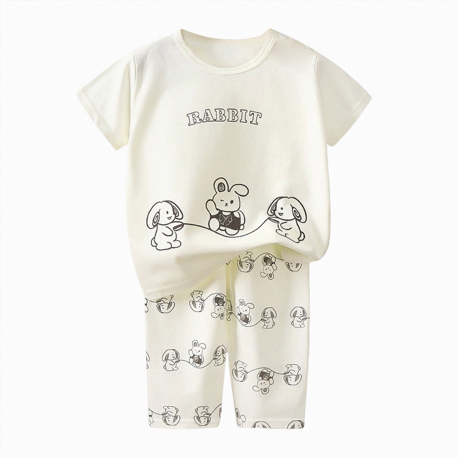 UAYOTSE Boys Girls Spring Summer Pajama Set Kids 6 9 12 18 24 Months ...