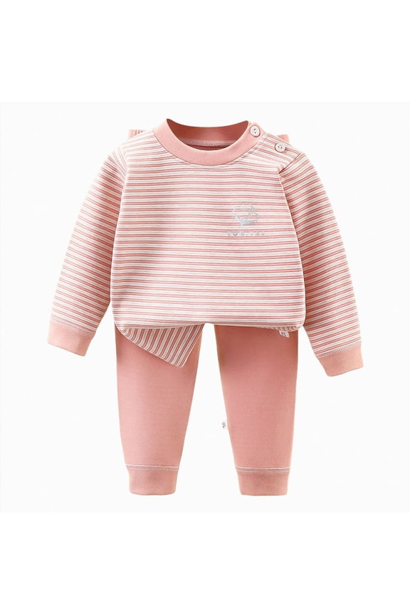 Boys Pajamas 2-Piece Soft Bear Print Long Sleeve and Pants Set Comfy Winter Toddler Cotton Sleepwear Kids PJs ,Sizes 9-10 Years