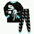 thumbnail image 1 of UAYOTSE Boys Pajamas 2Piece Toddler Kids Pjs Sets Cotton Toddler Clothes Sleepwears(7-8 Years,Z43-Mint Green), 1 of 9