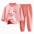 thumbnail image 1 of UAYOTSE Boys Pajamas Toddler Boys Long Sleeve Cotton Kids Sleepwear Sets,Sizes 5-6 Years, 1 of 3