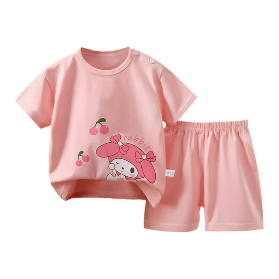 UAYOTSE Boys Short Sleeved Shorts Suit Comfortable Breathable Fashionable Color Matching Pocket Boys Suit clearance clothes under $5.00 for kids(3-6 Months,Pink)