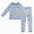 thumbnail image 1 of UAYOTSE Boys Soft Pajama Set Kids Toddler 6 12 18 24 Months 2T 3T 4T 5T 6T fit Pjs Breathable Sleepwear Nightwear Size 9-10 Years, 1 of 7