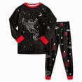 thumbnail image 1 of UAYOTSE Childrens 3D Print Pajama Set Toddler 6 12 18 24 Months 2T 3T 4T 5T fit Pjs Soft Breathable Long Sleeve Casual Home Clothes Size 8-9 Years, 1 of 8